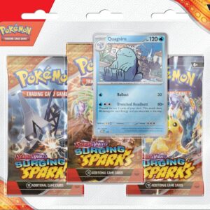 Surging Sparks 3 Pack Blisters [Quagsire] - SV08: Surging Sparks (SSP)
