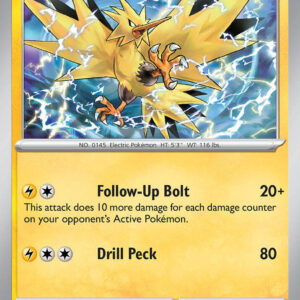 Zapdos - 157 - SV: Scarlet & Violet Promo Cards (SVP)
