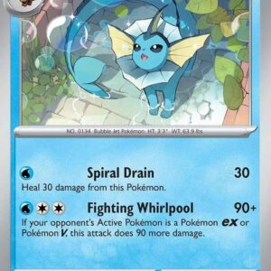 Vaporeon - 168 (Cosmos Holo) - SV: Scarlet & Violet Promo Cards (SVP)