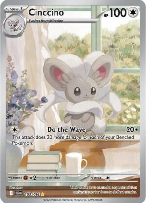 Cinccino - 153/086 - SV: Black Bolt (BLK)