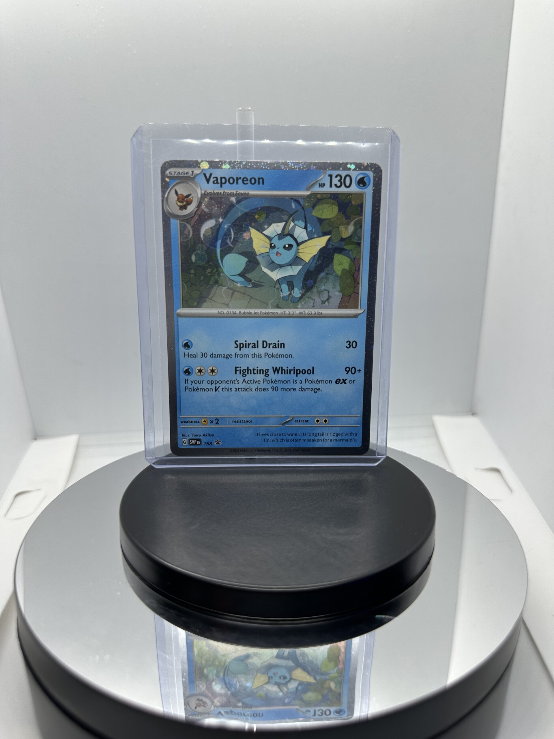 Vaporeon - 168 (Cosmos Holo) - SV: Scarlet & Violet Promo Cards (SVP) - Image 2