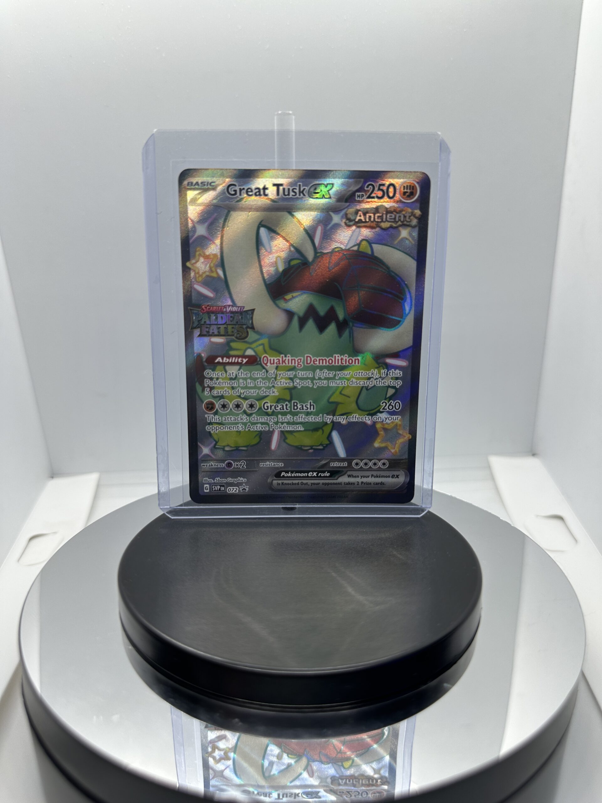 Great Tusk ex - 072 (Paldean Fates Stamped) - - Image 2