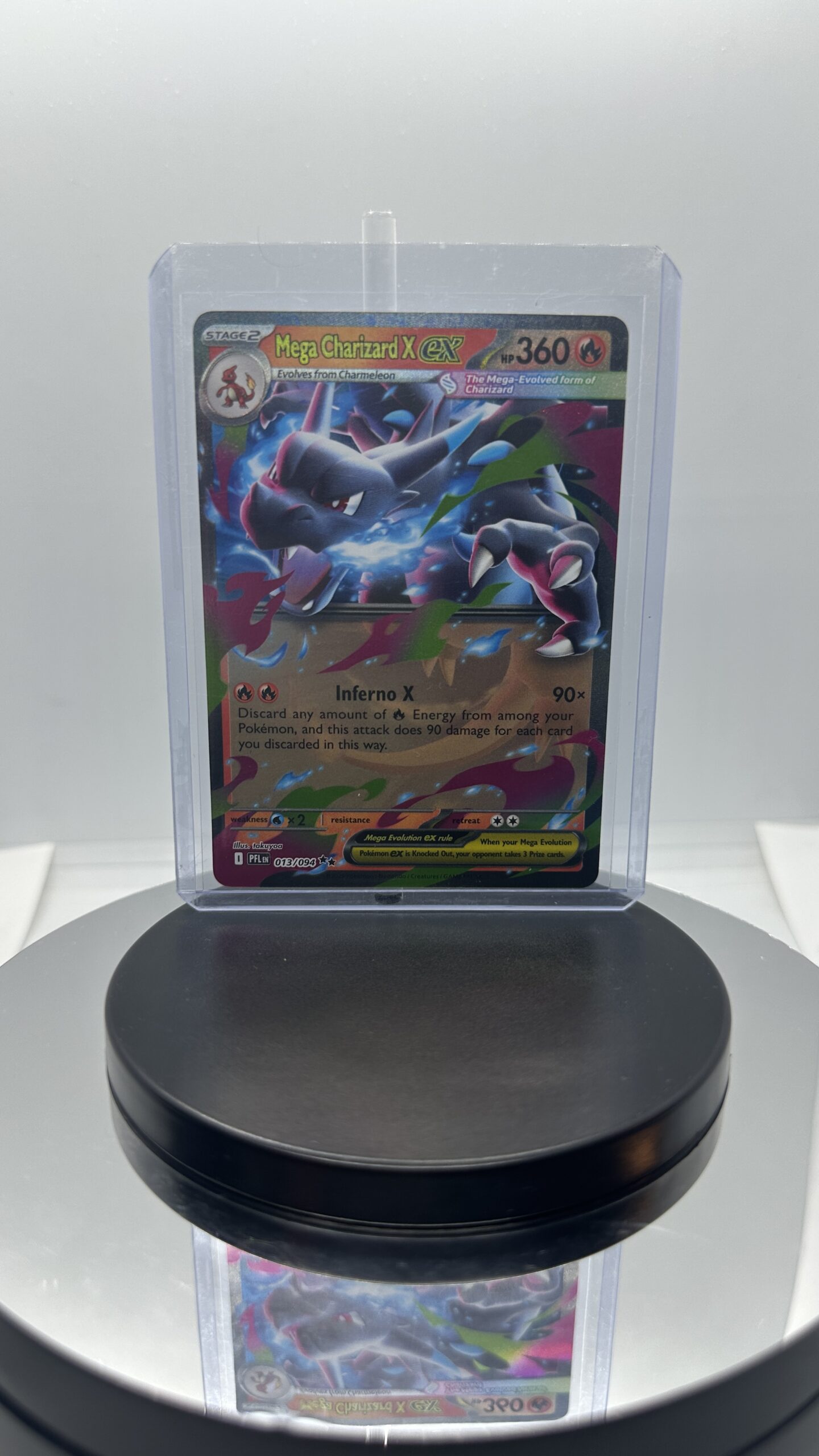Mega Charizard X ex - 013/094 - ME02: Phantasmal Flames (PFL) - Image 2
